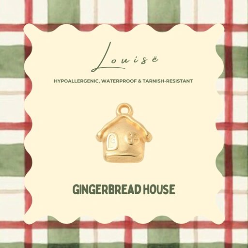 Image of Louise // Christmas Charms Collection - 18k Gold Plated Stainless Steel (Anti Karat)