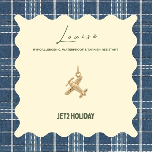 Image of Louise // Travel Charms Collection - 18k Gold Plated Stainless Steel (Anti Karat)