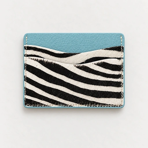 DARI OMA // Oma's Zebra Cardholder - Limited Edition Sample Sale