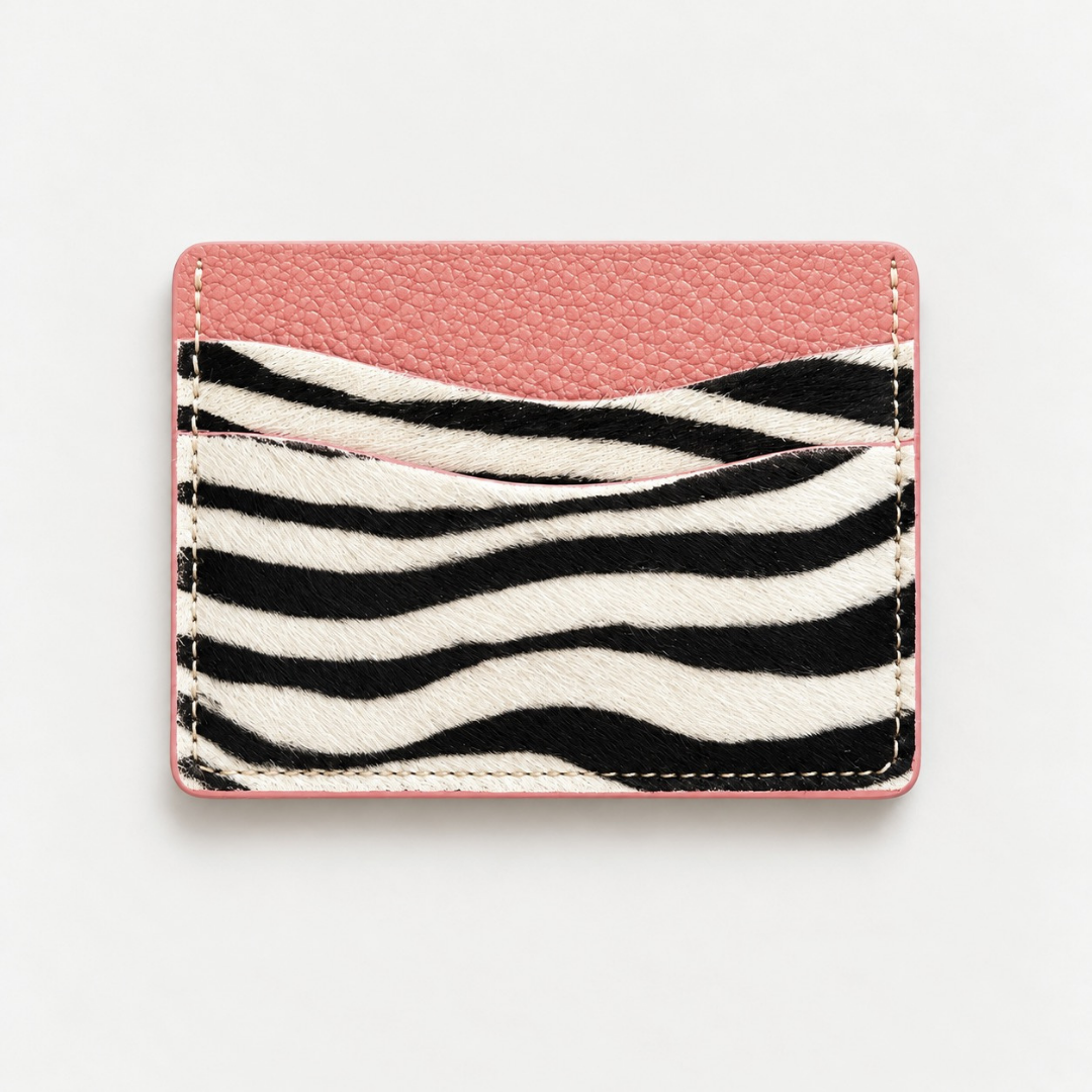 DARI OMA // Oma's Zebra Cardholder - Limited Edition Sample Sale