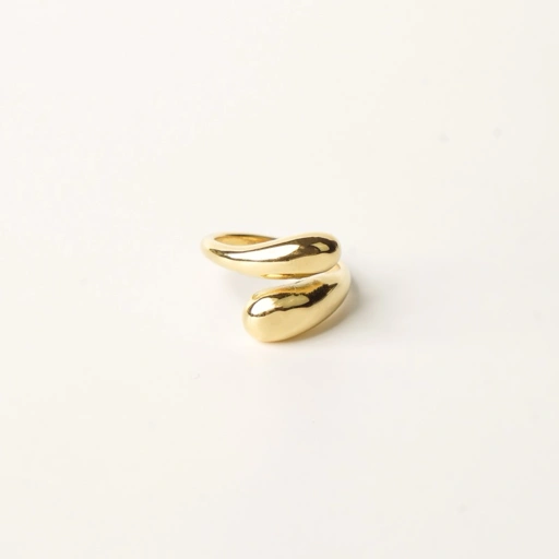 Image of Louisë // Ambrazo Ring - 18k Gold Plated Stainless Steel (Anti Karat)