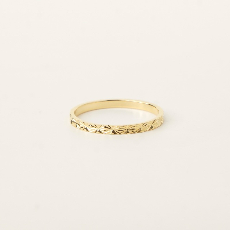 Louisë // Limited Edition Gold Celestial Ring - 18k Gold Plated Stainless Steel (Anti Karat)
