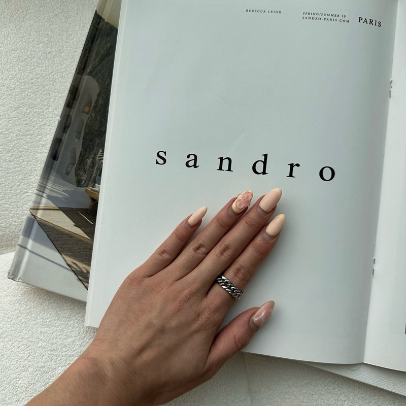 Louisë // Silver Cuban Link Ring - Stainless Steel (Anti-karat)