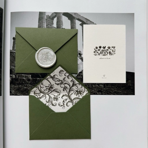 Image of Louisë // Greeting Card Mini Envelope Set - Complete with Card, Envelope & Wax Seal