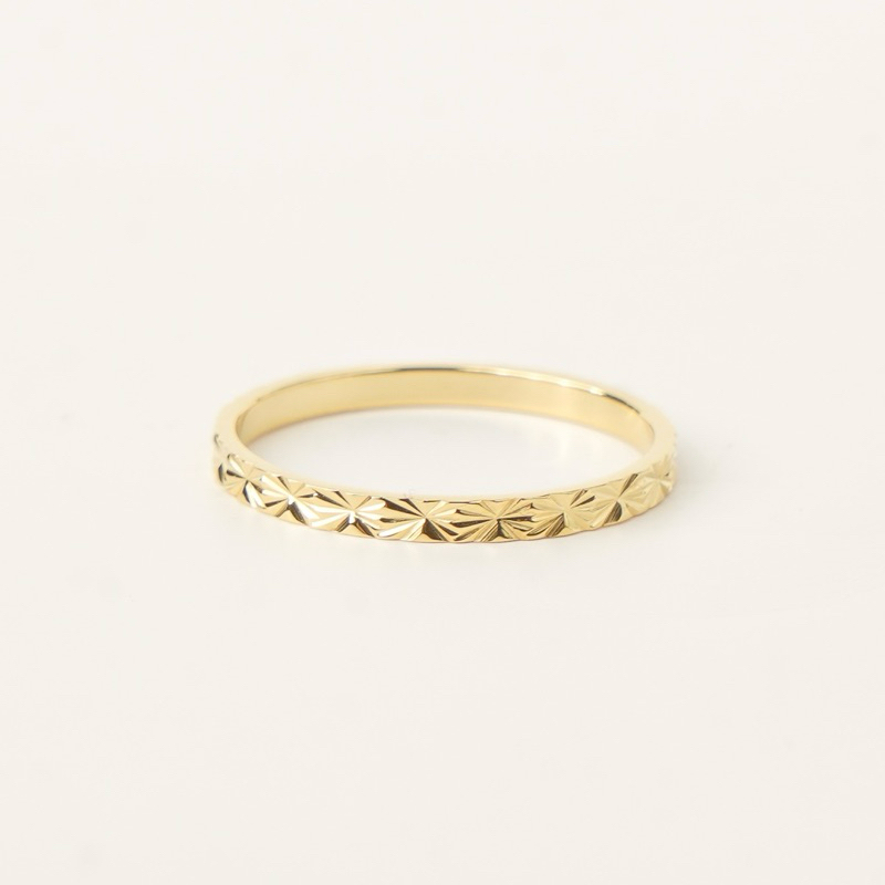 Louisë // Limited Edition Gold Celestial Ring - 18k Gold Plated Stainless Steel (Anti Karat)