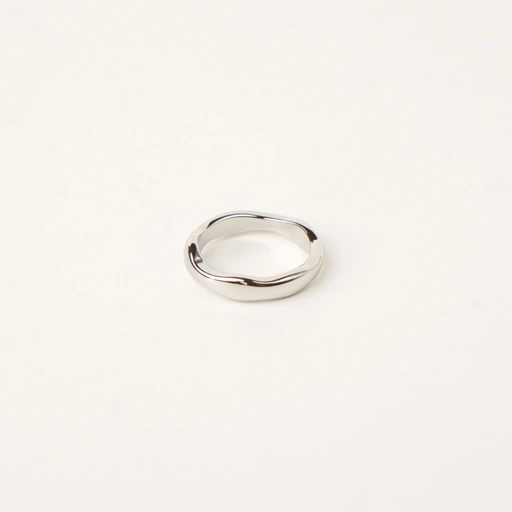 Image of Louisë // Silver Mobius Ring - Stainless Steel (Anti Karat)