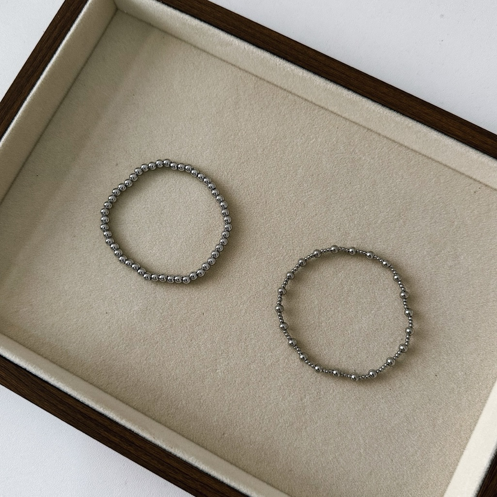 Louise // Back Bay Beads Bracelet - 18k Gold Plated Stainless Steel (Anti Karat)