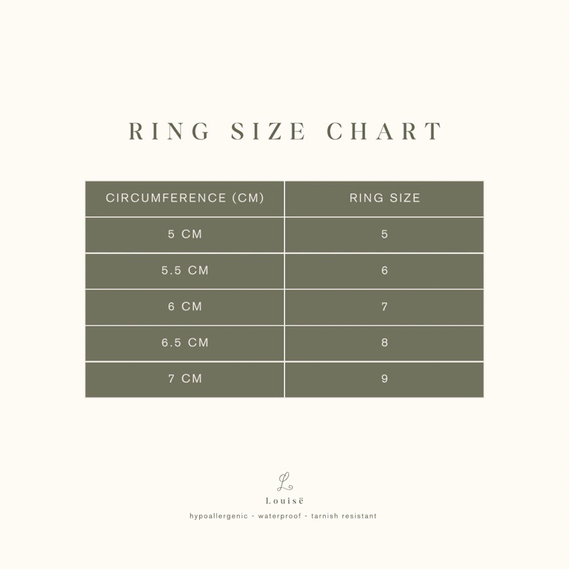 Louisë // Gold Tribeca Stone Ring - 18k Gold Plated Stainless Steel Cubic Zirconia (Anti Karat)