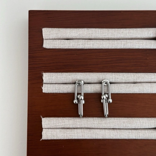 Image of Louisë // Silver Adeline Earrings - Titanium Steel (Anti Karat)