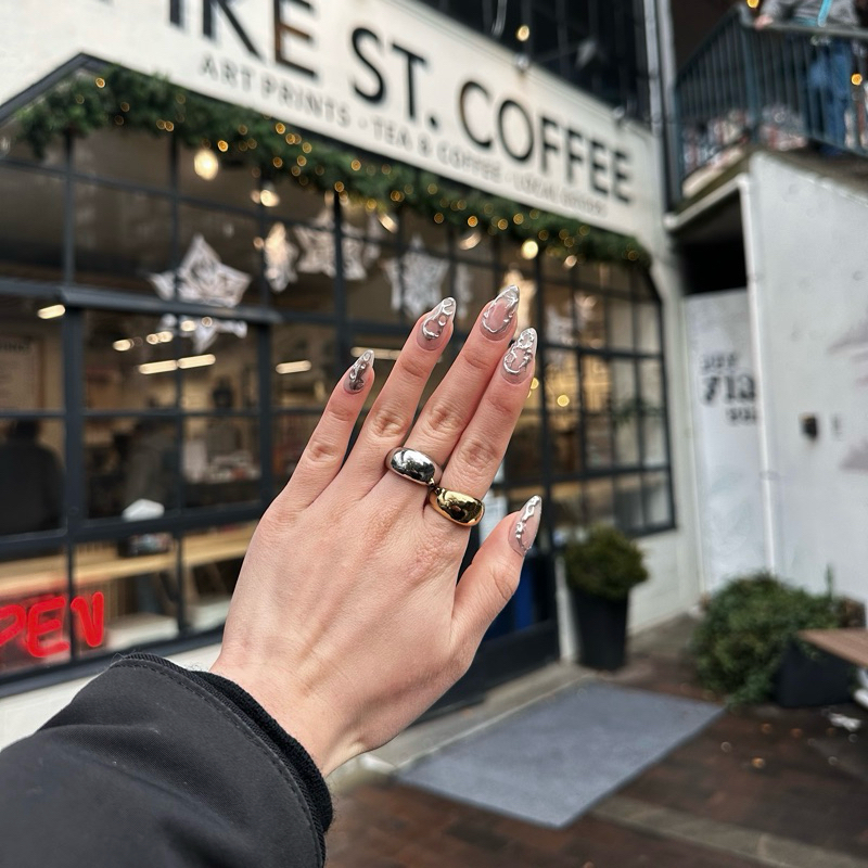Louisë // Gold Dome Ring - 18k Gold Plated Stainless Steel (Anti Karat)