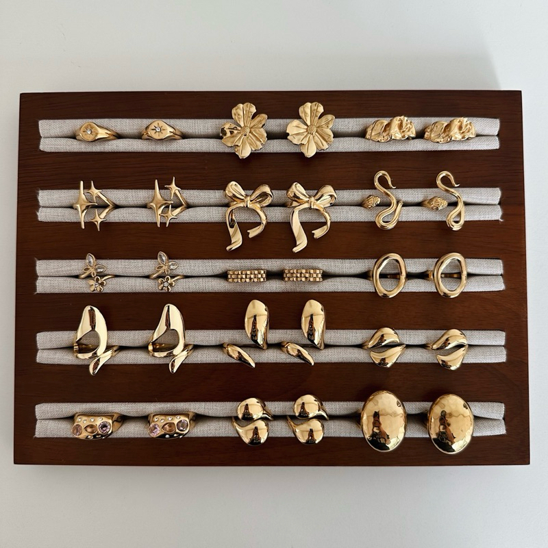 Louisë // Soho Ring - 18k Gold Plated Stainless Steel (Anti Karat)