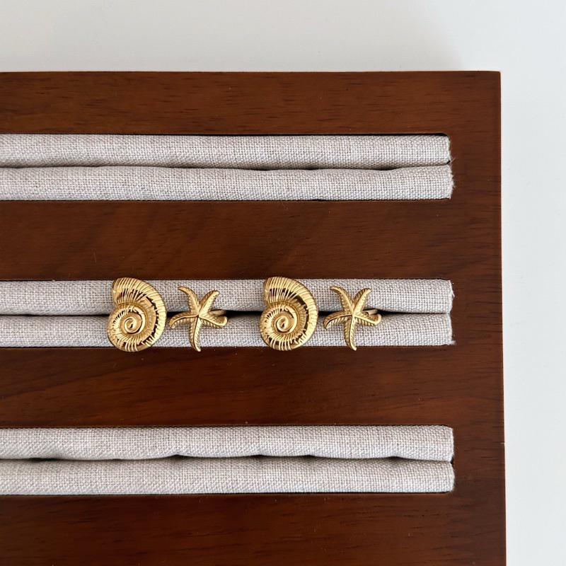 Louisë // Maldives Ring - 18k Gold Plated Stainless Steel (Anti Karat)