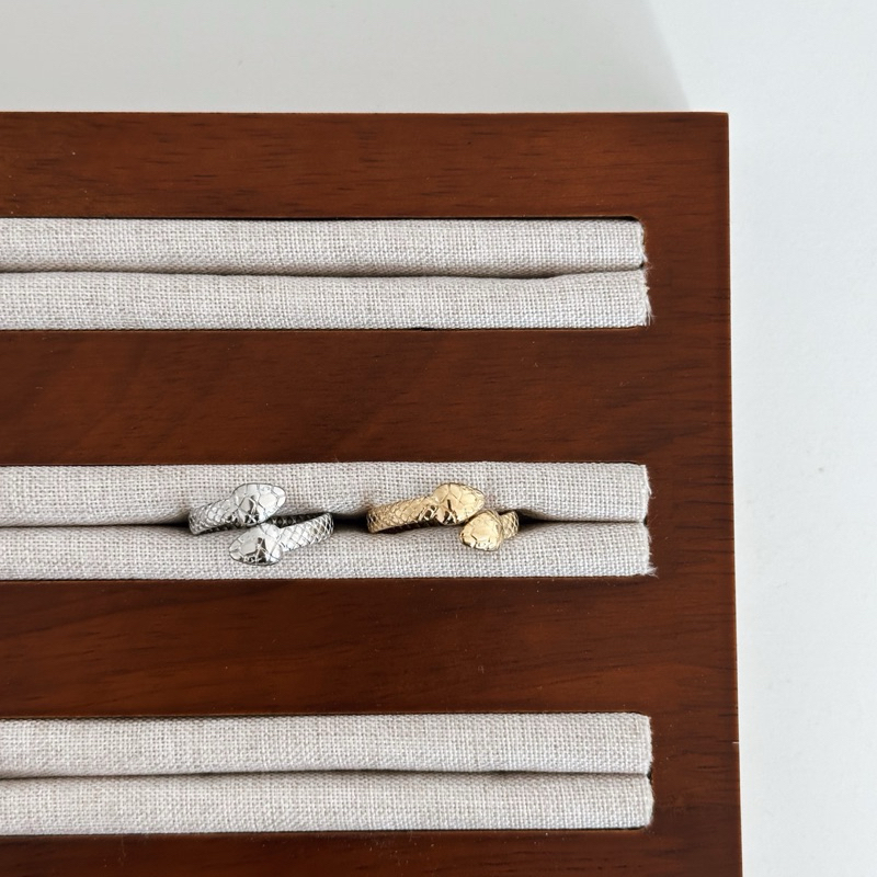 Louisë // Mamba Ring - 18k Gold Plated Stainless Steel (Anti Karat)
