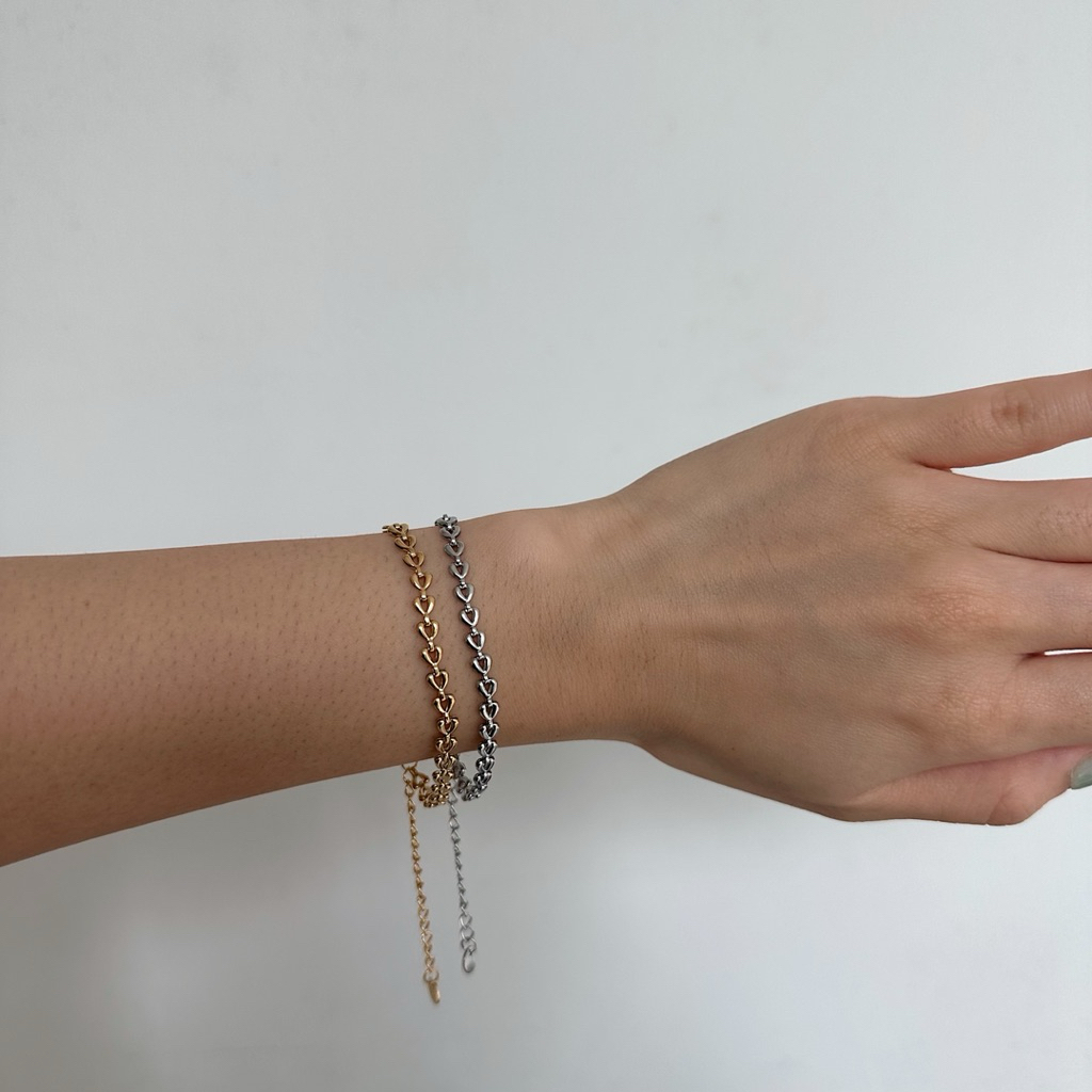 Louisë // Newbury Street Bracelet - 18k Gold Plated Stainless Steel (Anti Karat)