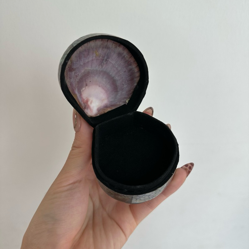 Louisë // Handmade Seashell Jewelry Box - Made from Real Seashells