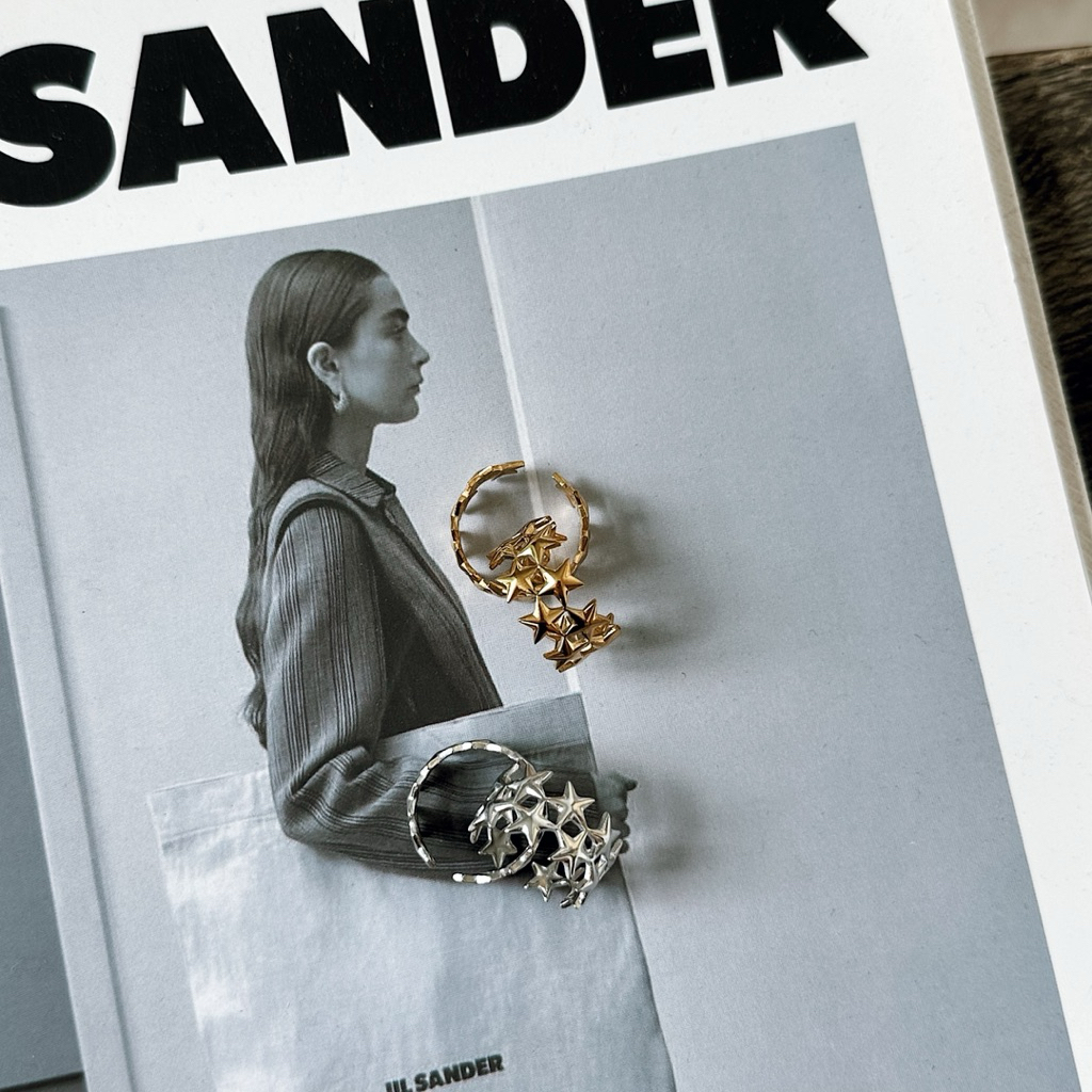 Louisë // Lenox Star Ring - 18k Gold Plated Stainless Steel (Anti Karat)