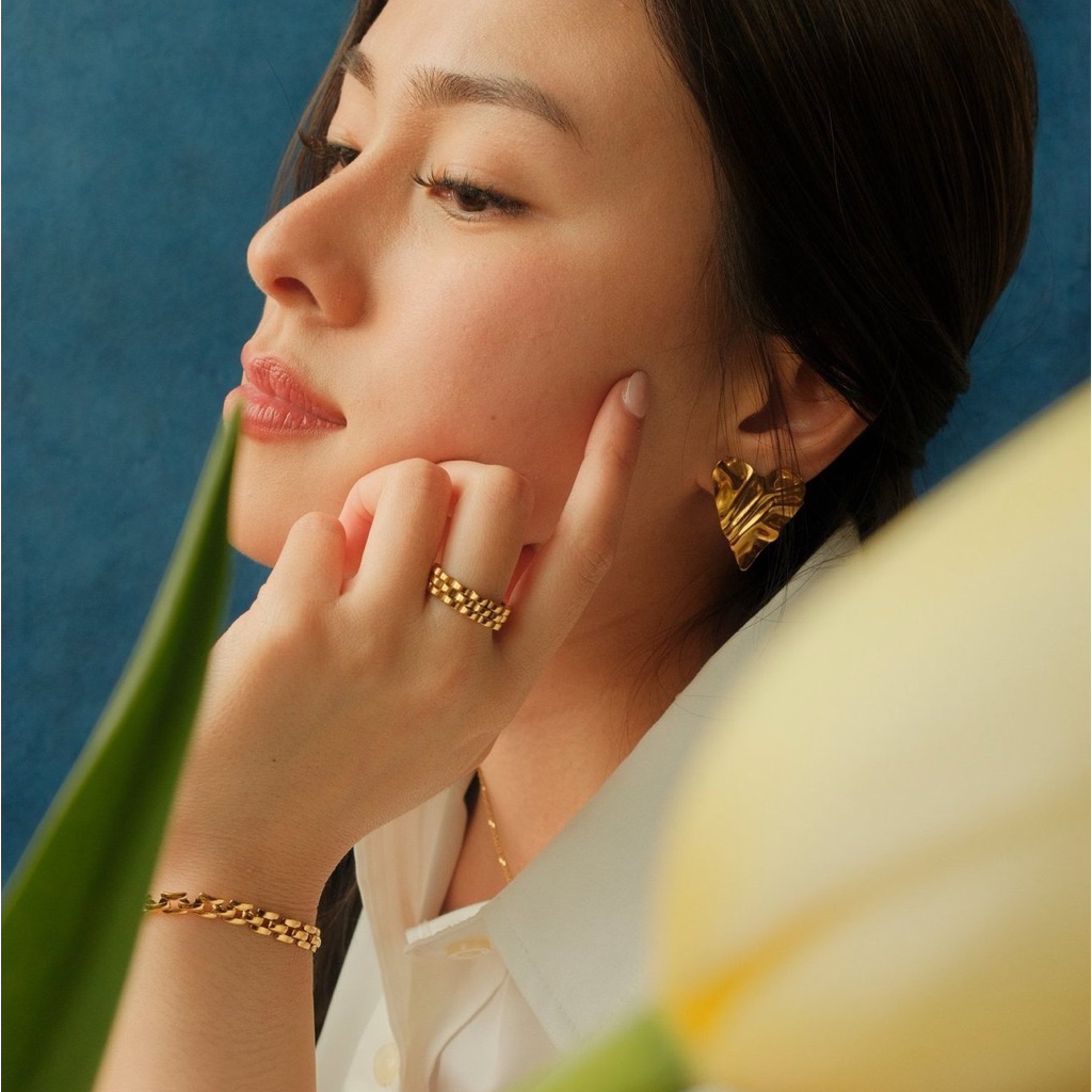 Louisë // Venetian Bracelet - 18k Gold Plated Stainless Steel (Anti Karat)