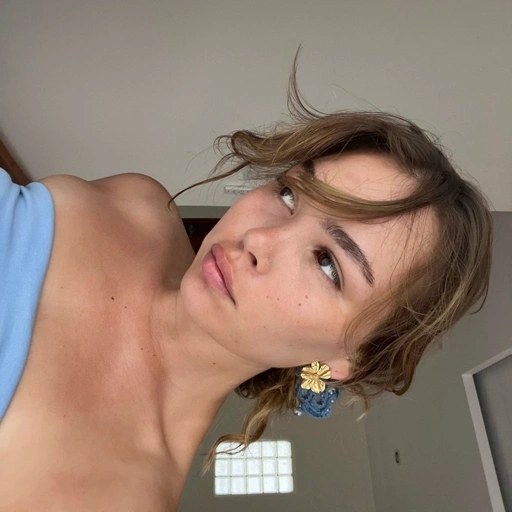 Image of Louisë // Hibiscus Statement Earrings - 18k Gold Plated Stainless Steel (Anti Karat)