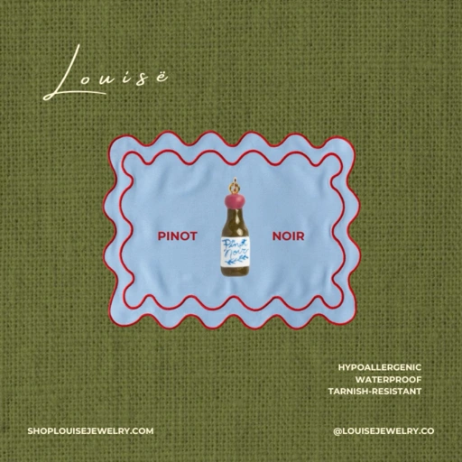 Image of Louise // Journal and Bag Charms - 18k Gold Plated Stainless Steel (Anti Karat)