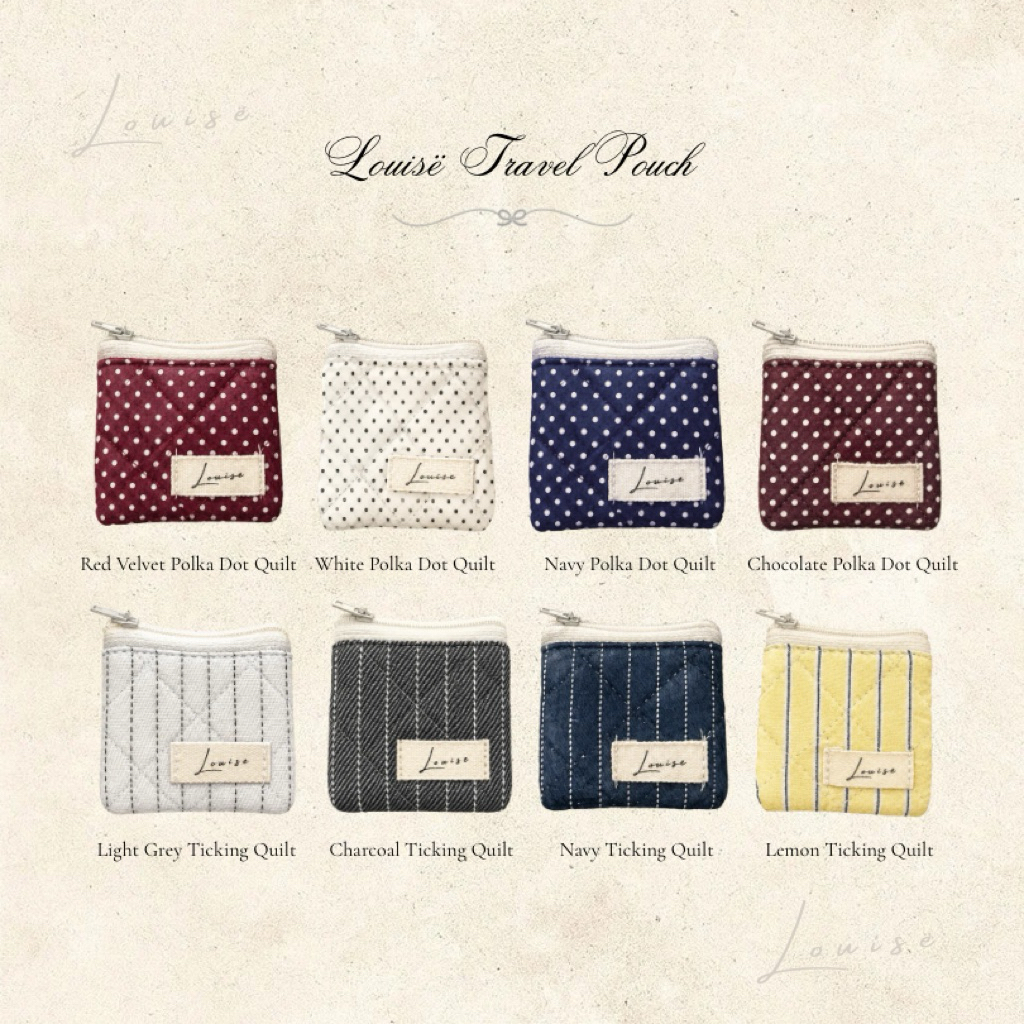 Louisë // Mini Travel Pouch - Jewelry, Accessories, Trinket, Coin Pouch