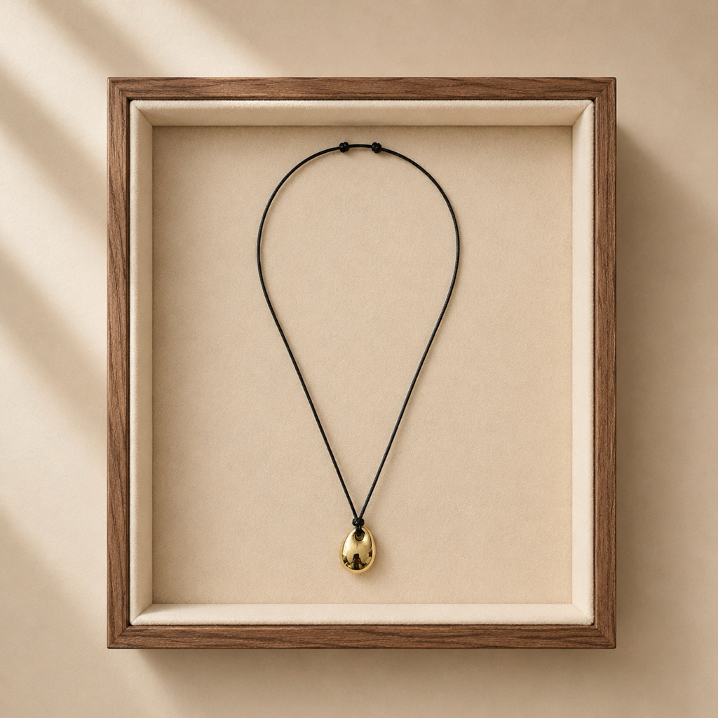 Louisë // Tonka Necklace - 18k Gold Plated Stainless Steel (Anti Karat)