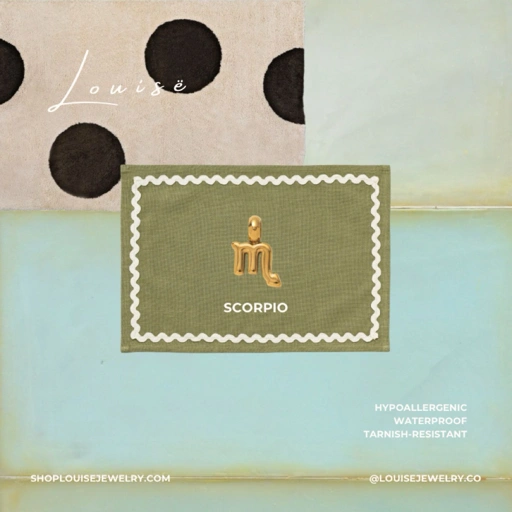 Image of Louise // Gold Zodiac Charms - 18k Gold Plated Stainless Steel (Anti Karat)