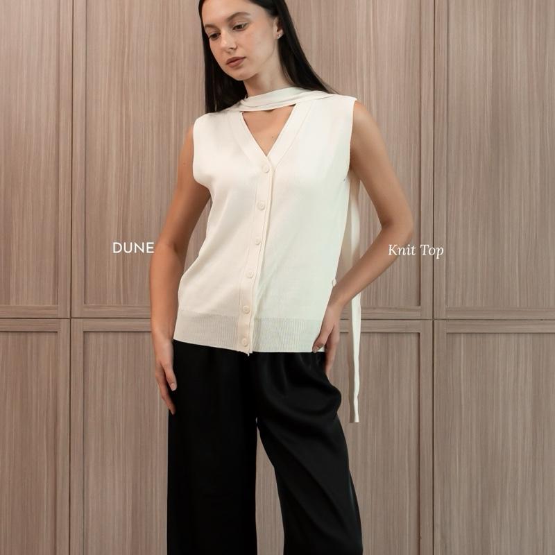 Cedar - Dune Knit Scarf Top