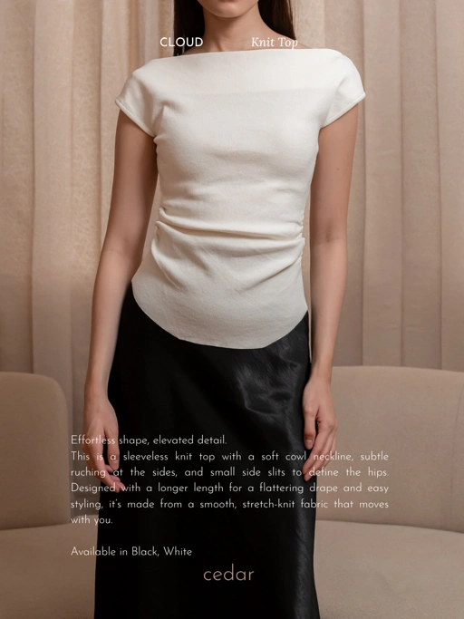 Image of Cloud Knit Long Top