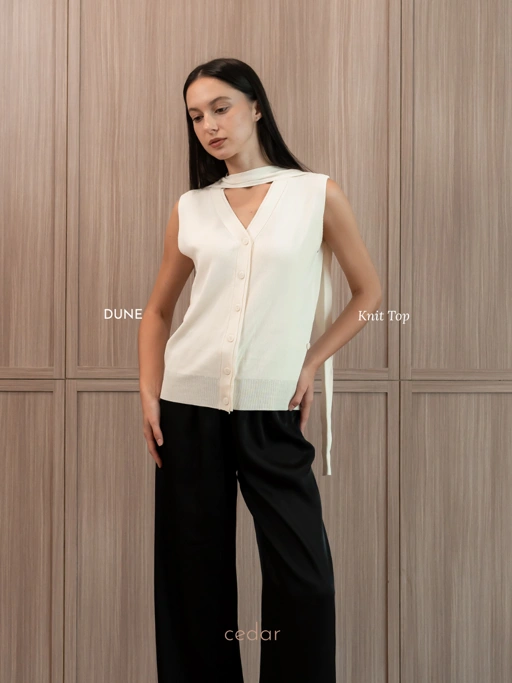 Image of Dune Knit Scarf Top