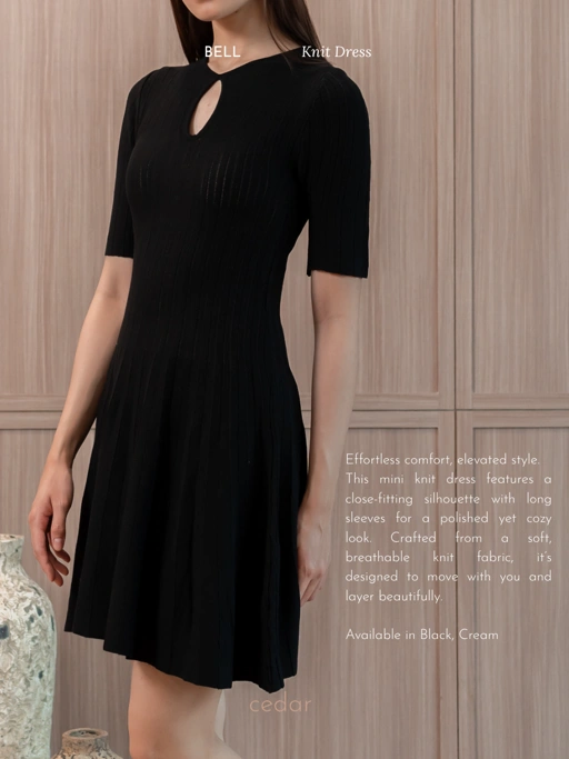 Image of Bell Knit Dress