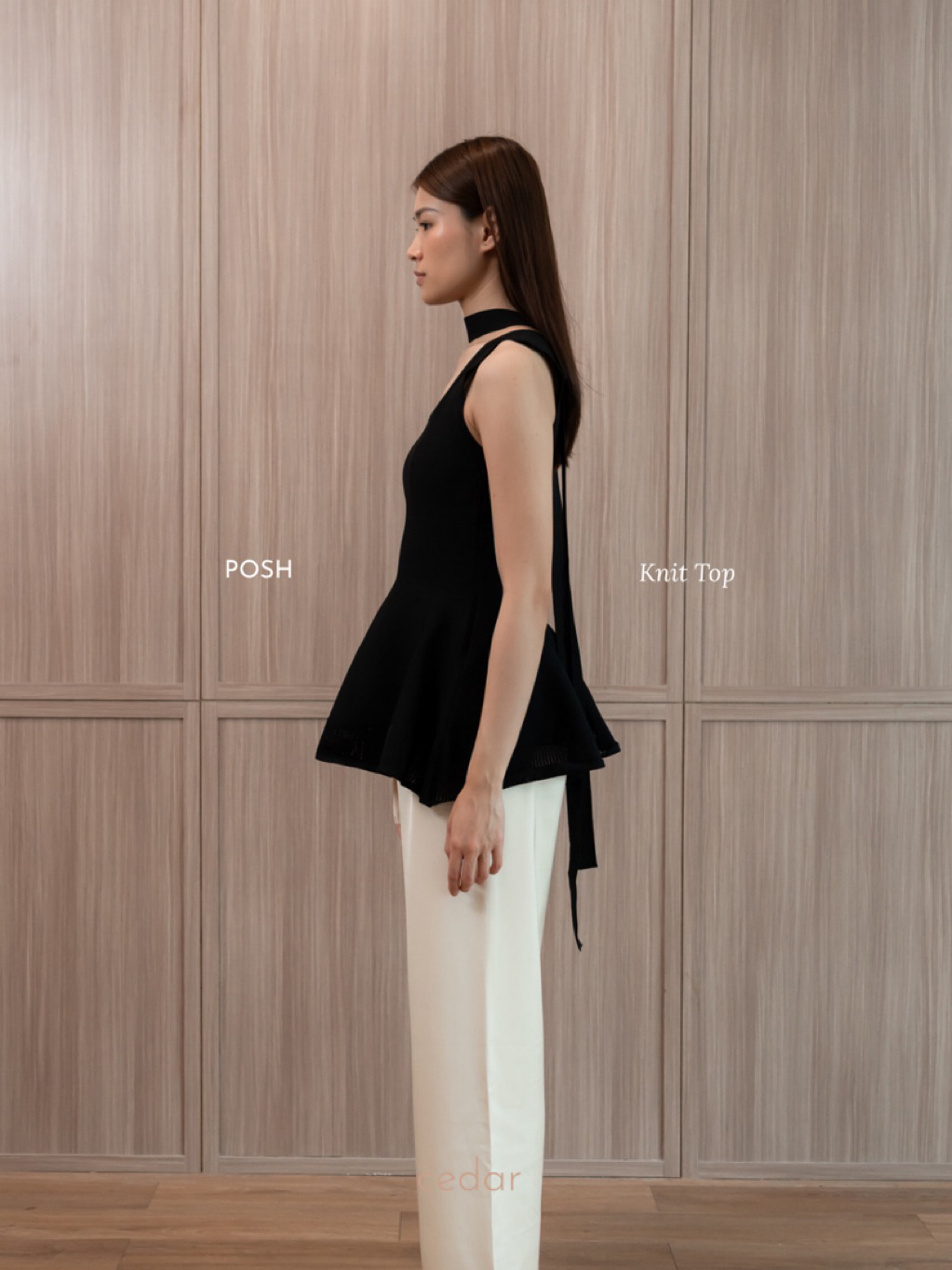 Cedar - Posh Peplum Knit Top