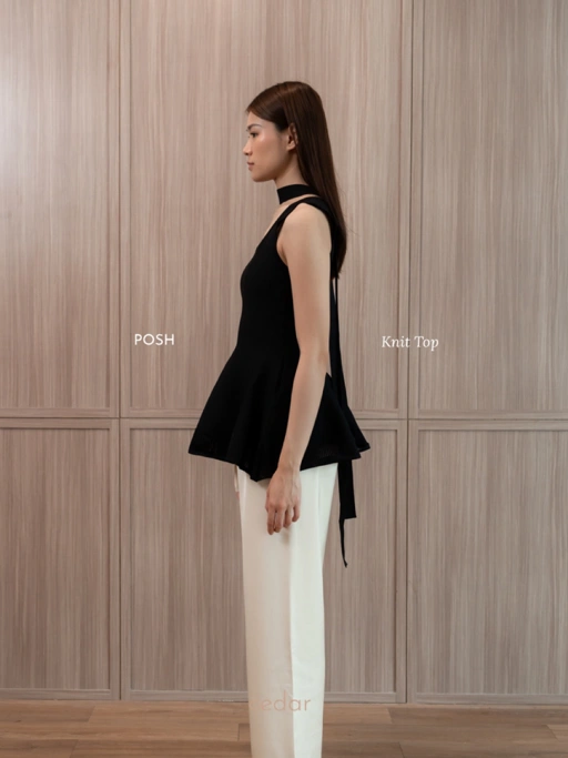 Cedar - Posh Peplum Knit Top