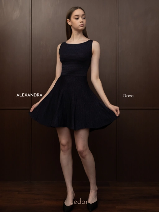 Cedar - Alexandra Boatneck Dress