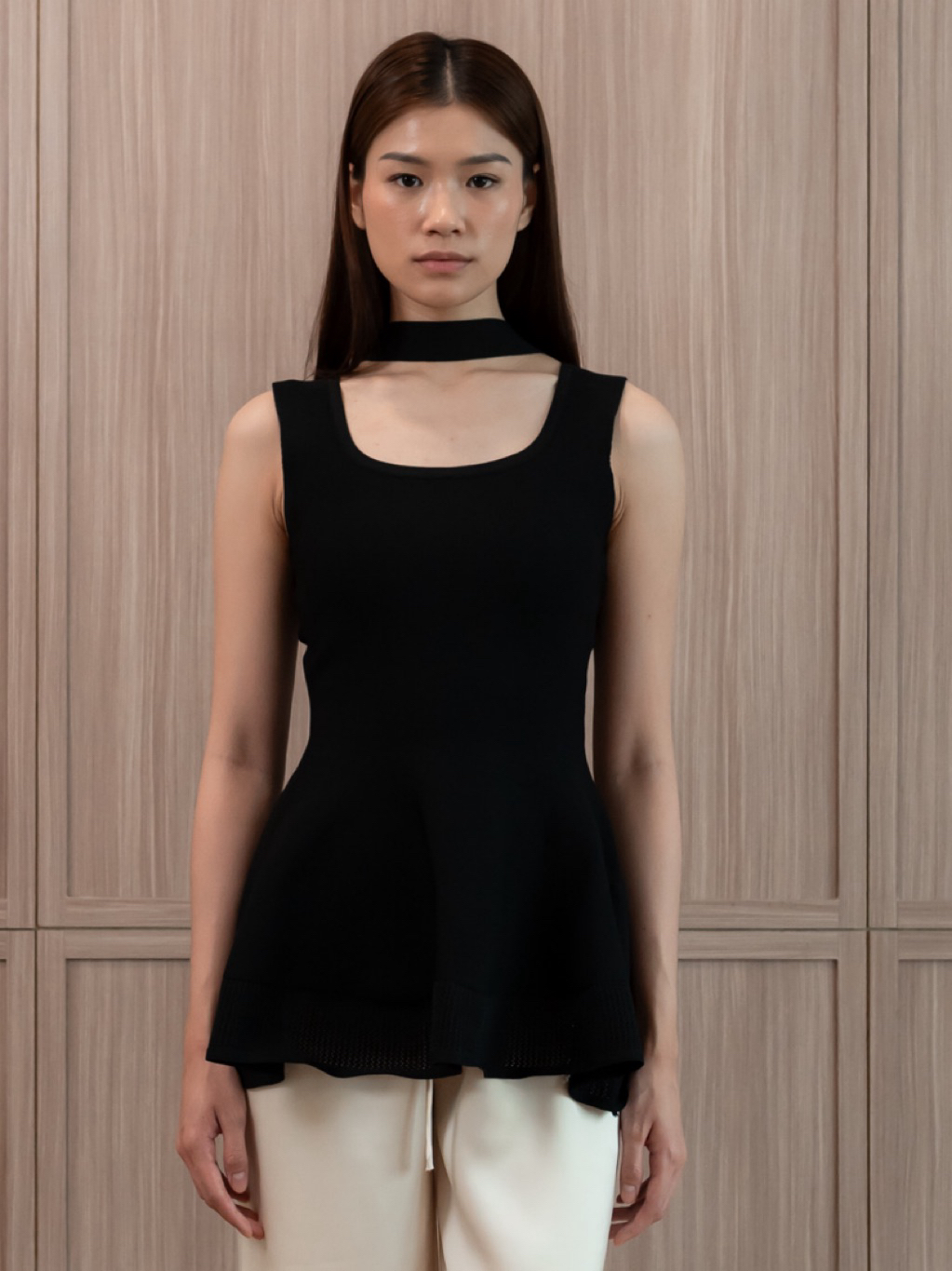 Cedar - Posh Peplum Knit Top