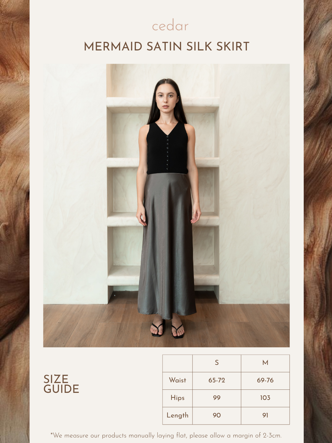 Mermaid Satin Silk Skirt