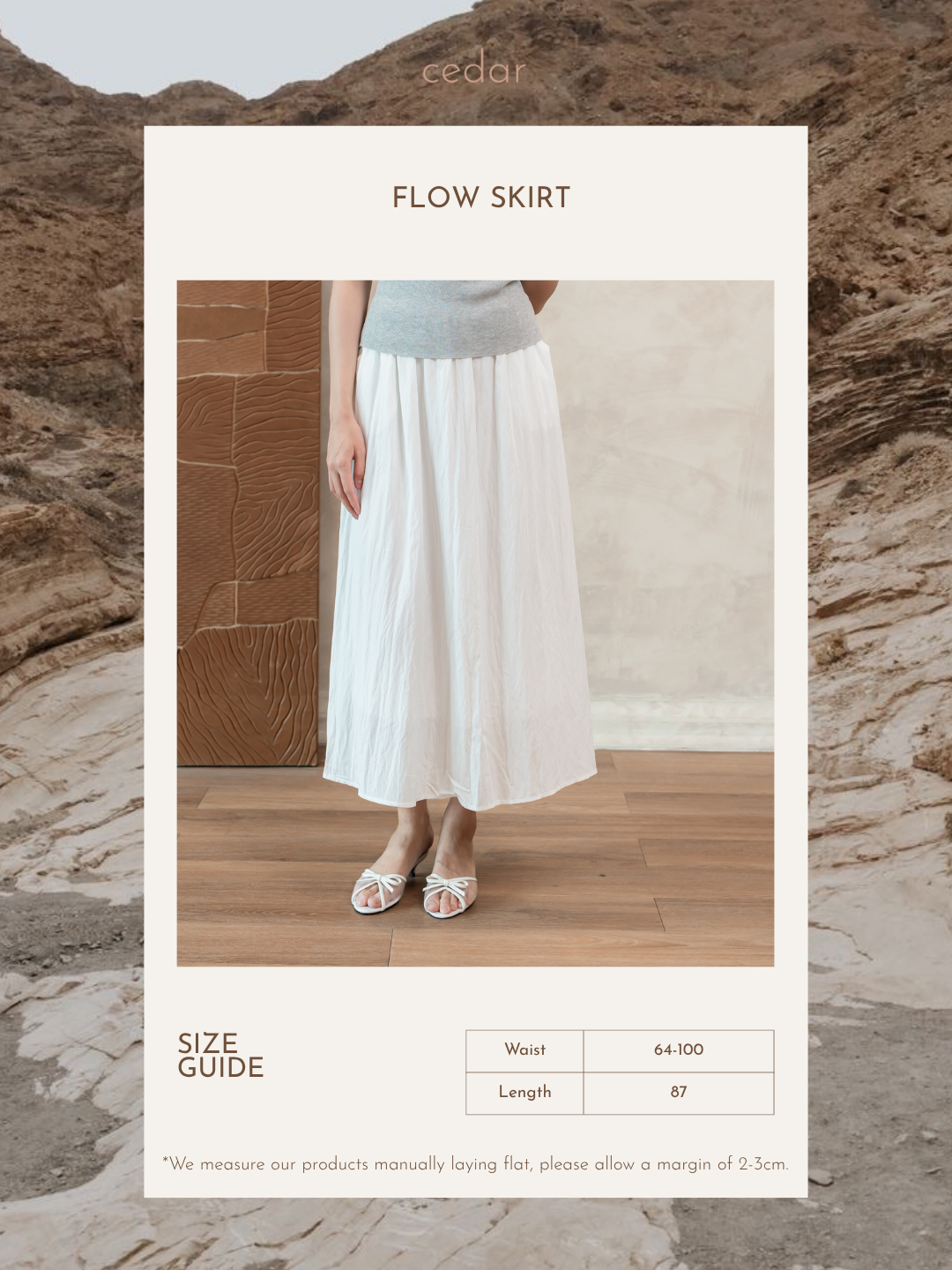 Flow A-Line Maxi Skirt