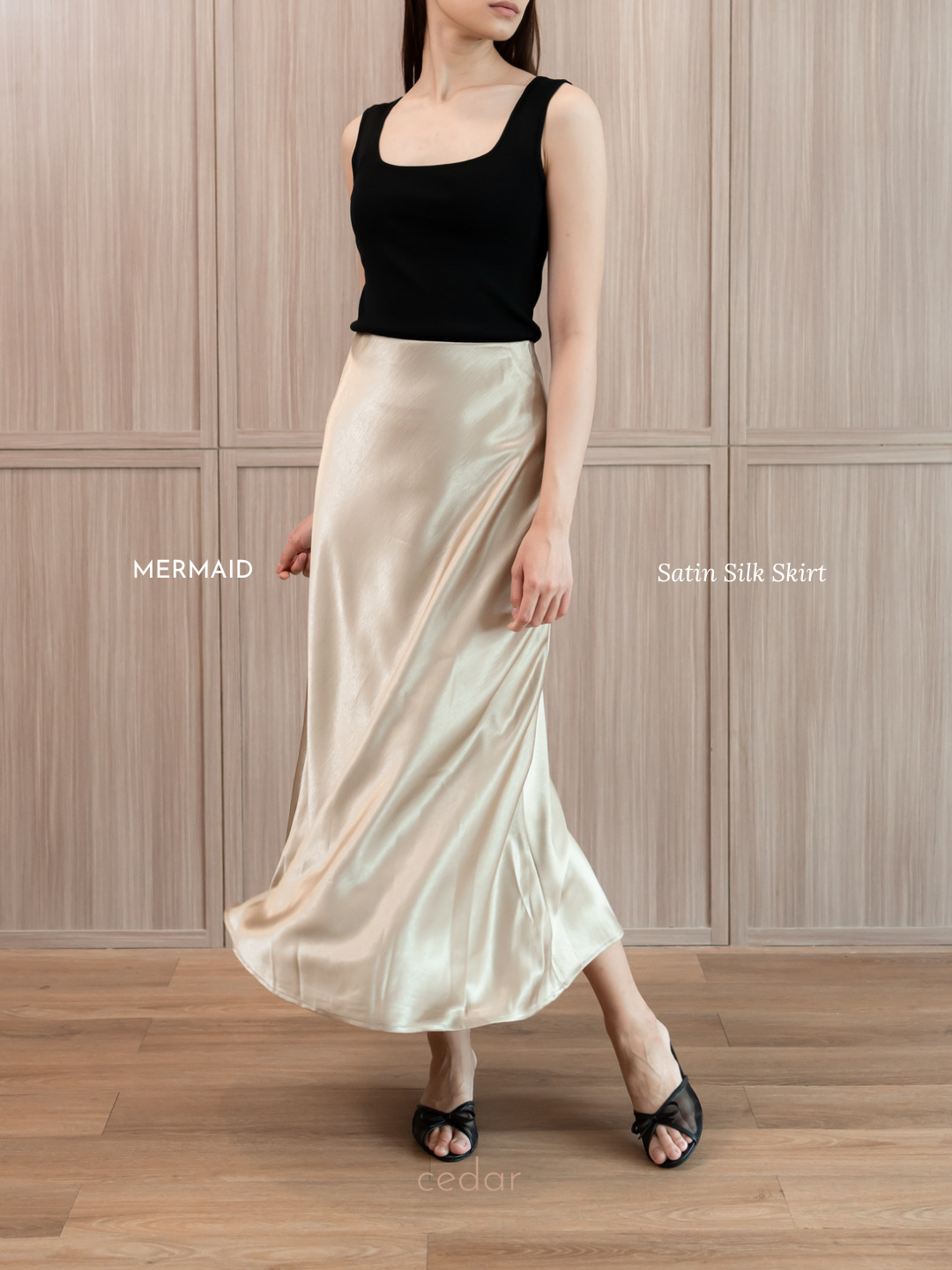 Mermaid Satin Silk Skirt