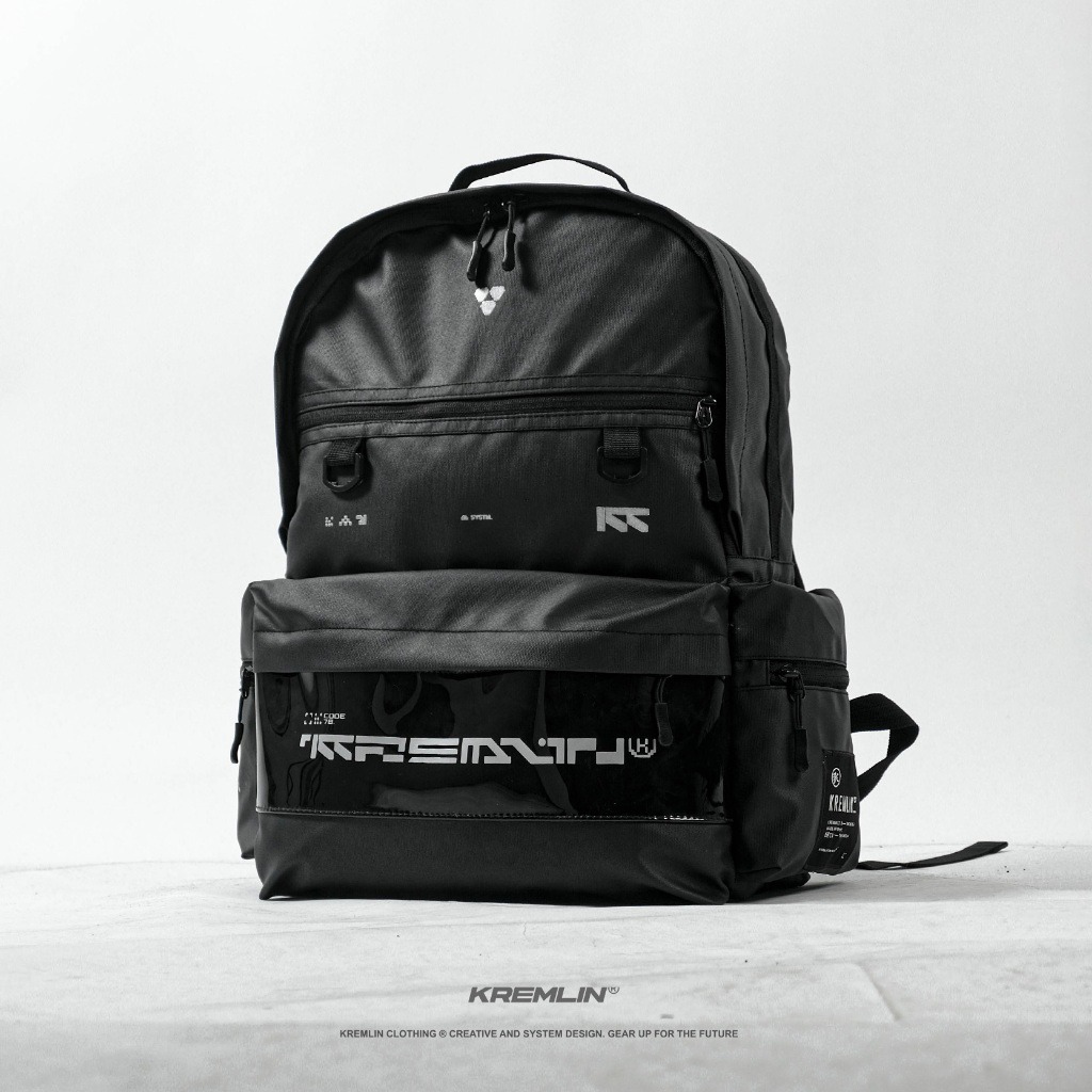KREMLIN Tas Ransel Backpack Techwear Black - CUBIC