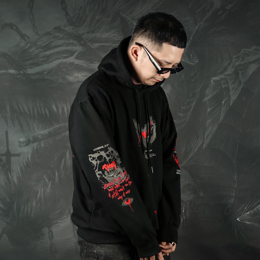 KREMLIN Pullover Hoodie Anime - Berserker