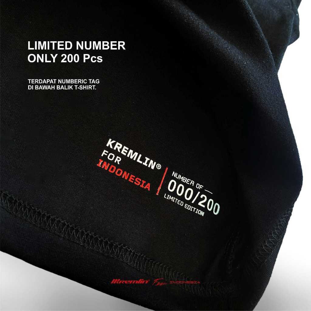 KREMLIN T-shirt Limited for Indonesia series - Black - FONDASI