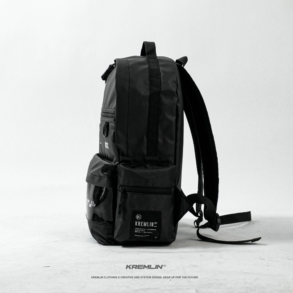 KREMLIN Tas Ransel Backpack Techwear Black - CUBIC