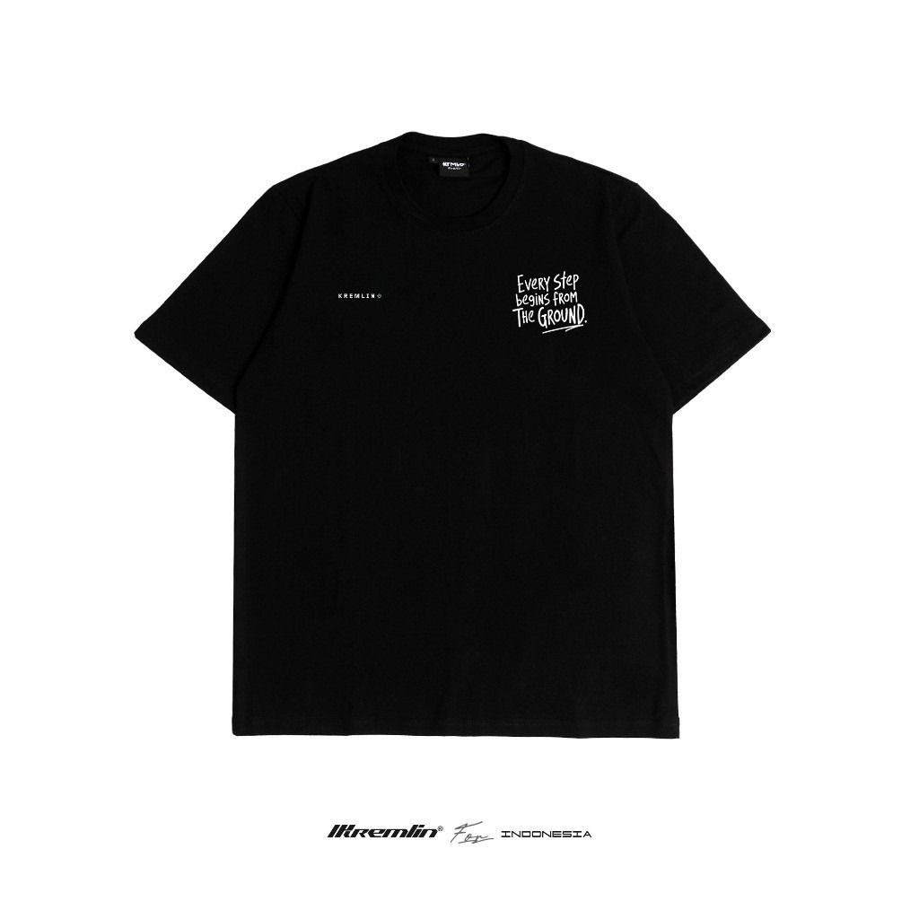 KREMLIN T-shirt Limited for Indonesia series - Black - FONDASI