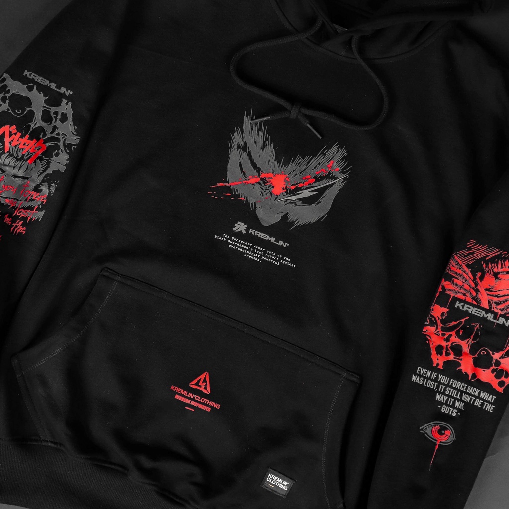 KREMLIN Pullover Hoodie Anime - Berserker