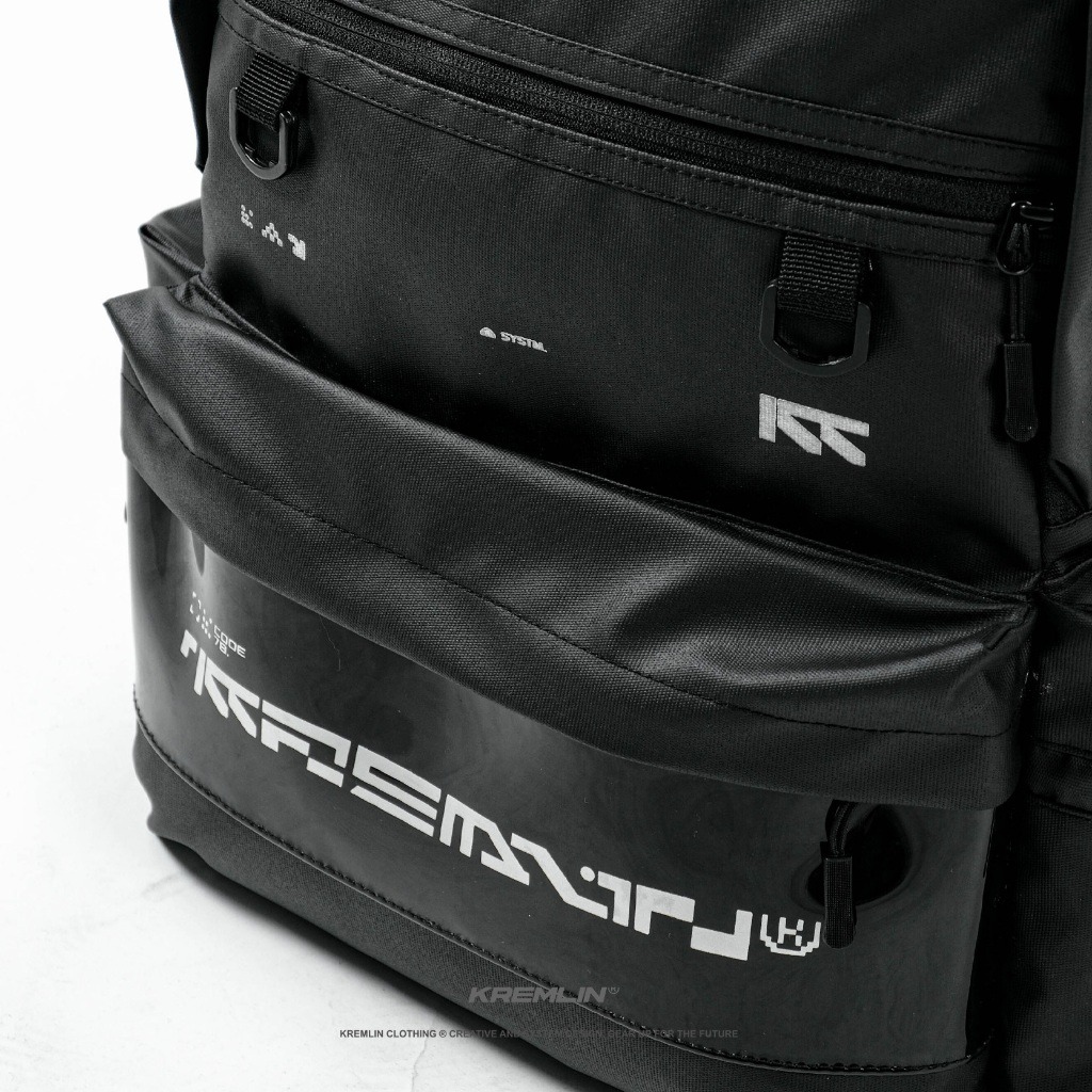 KREMLIN Tas Ransel Backpack Techwear Black - CUBIC