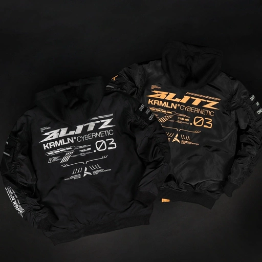 Image of KREMLIN Bomber Hood jacket - Blitz