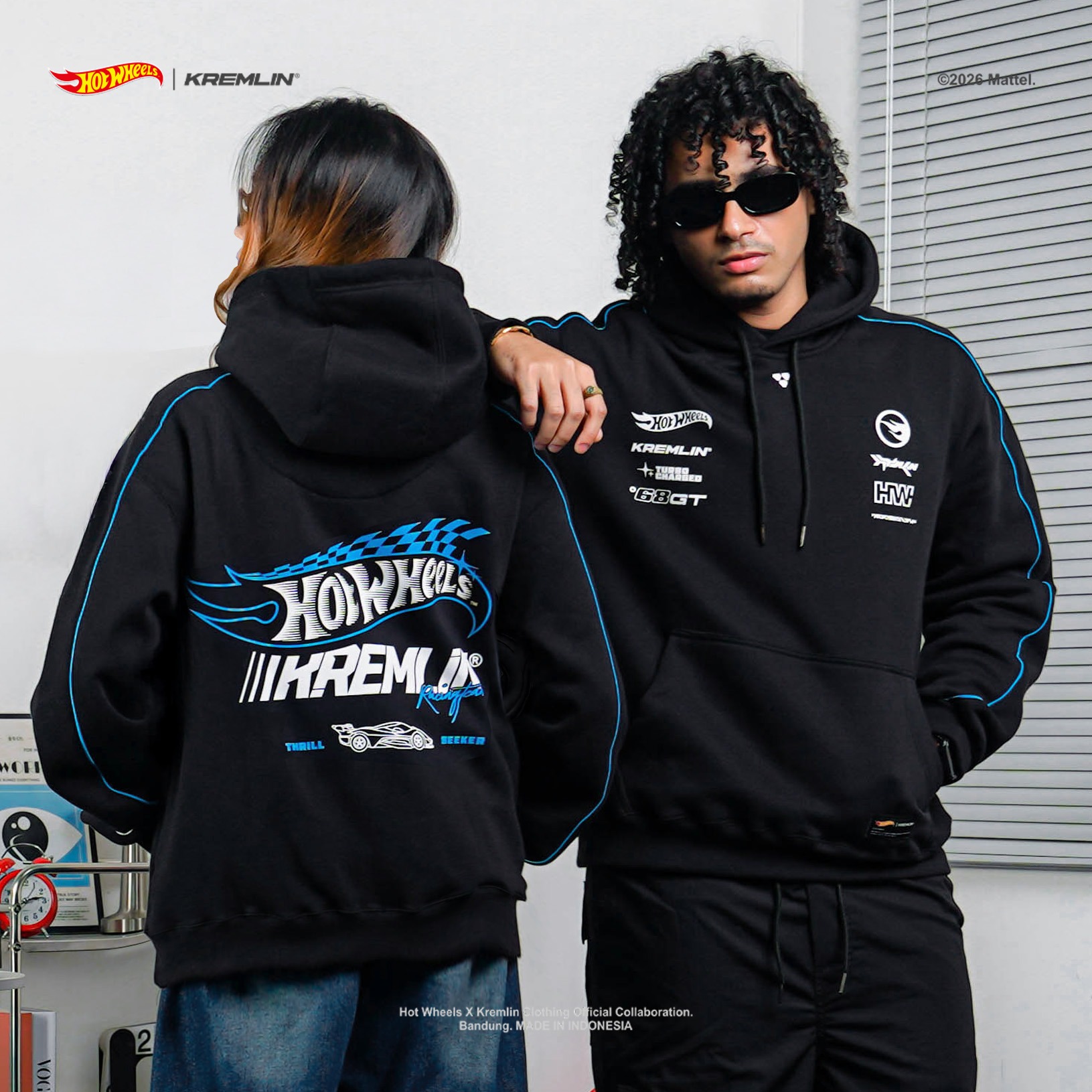 HOT WHEELS x KREMLIN Collaboration Pullover Hoodie - AEGIS