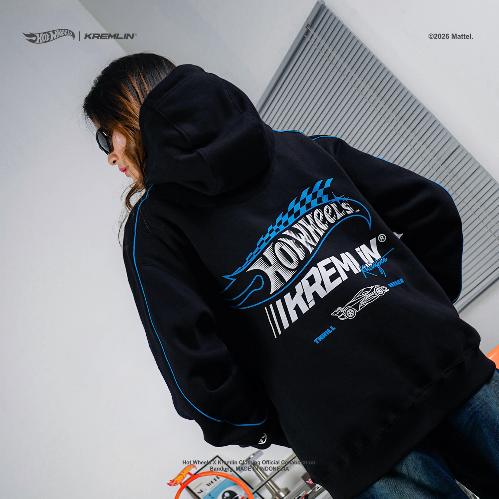 HOT WHEELS x KREMLIN Collaboration Pullover Hoodie - AEGIS