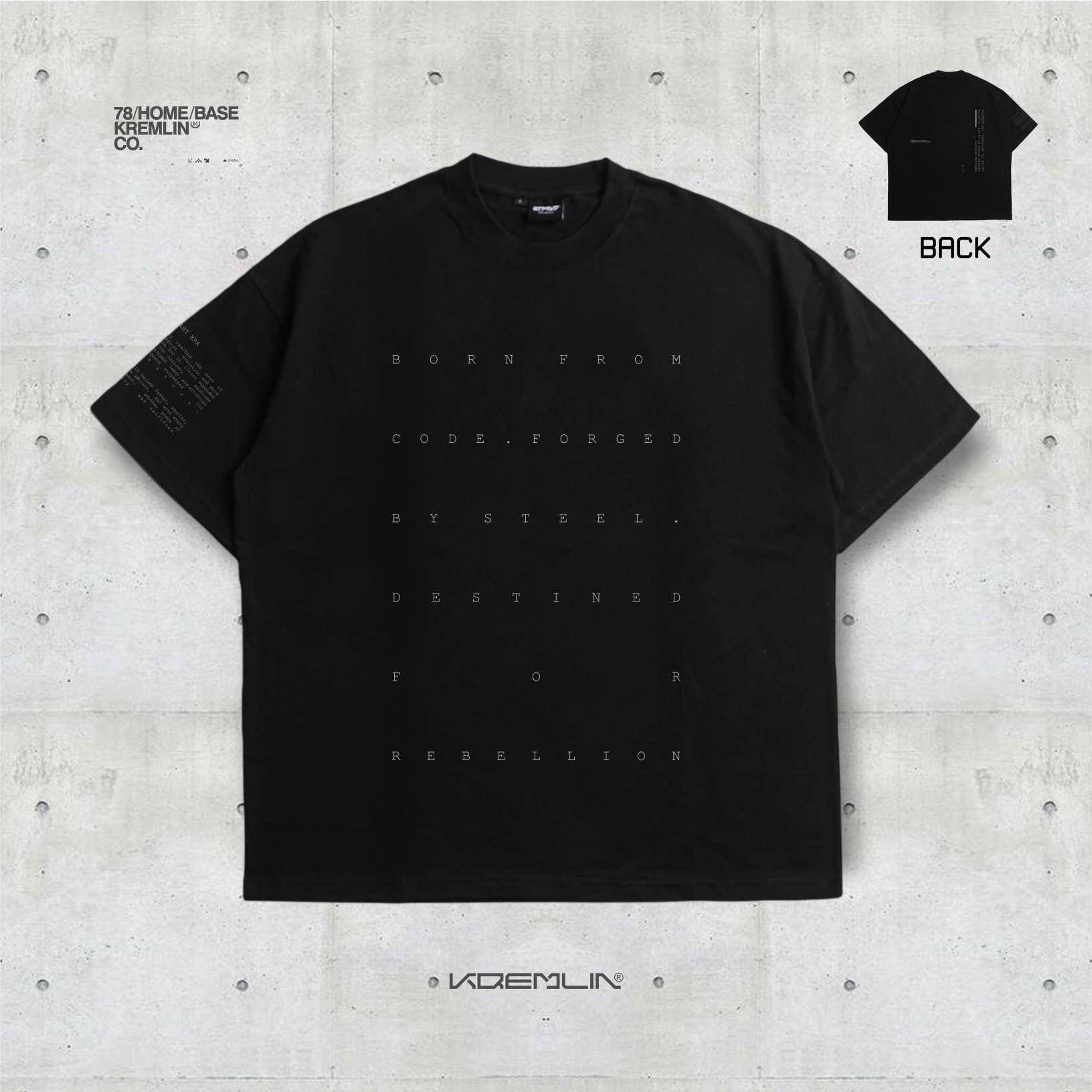 KREMLIN T-Shirt Oversized Relaxed Fit Black - Ascension