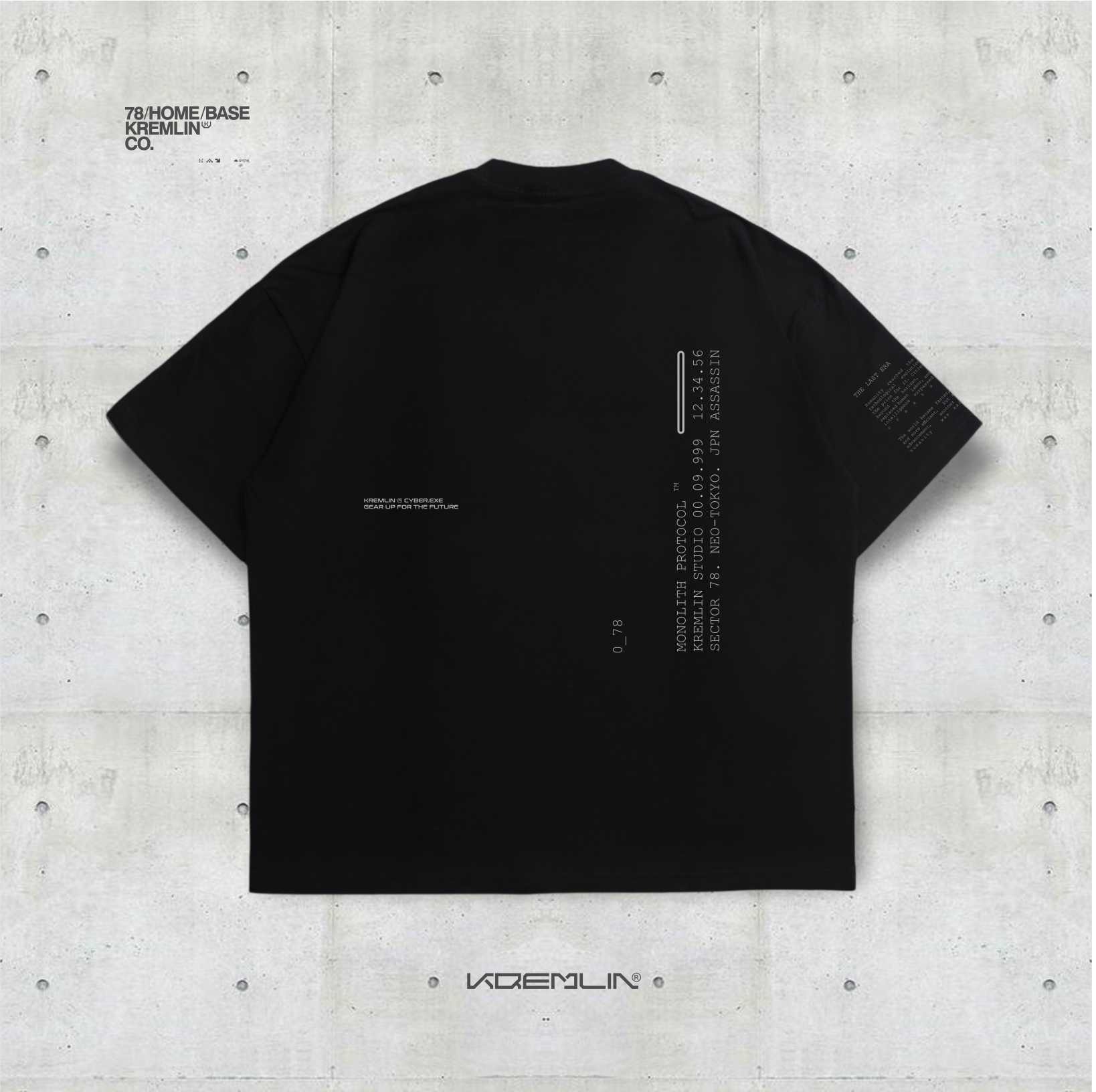 KREMLIN T-Shirt Oversized Relaxed Fit Black - Ascension