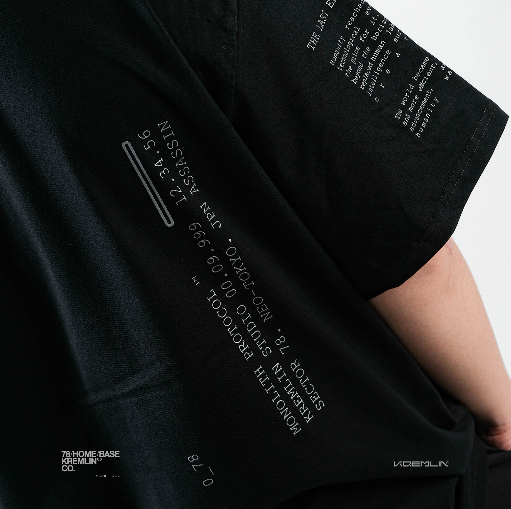KREMLIN T-Shirt Oversized Relaxed Fit Black - Ascension
